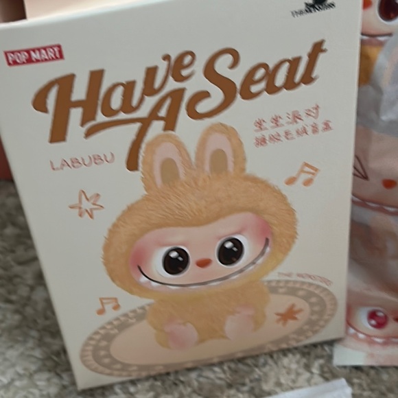 POP MART Other - ❣️low start ❣️Pop Mart Labubu Stuffed Animal - Cream and Pink